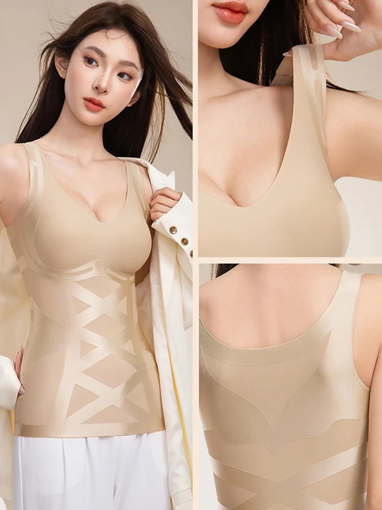 【ボディメイク＋猫背矯正＋お腹引き締め】補正タンクトップ